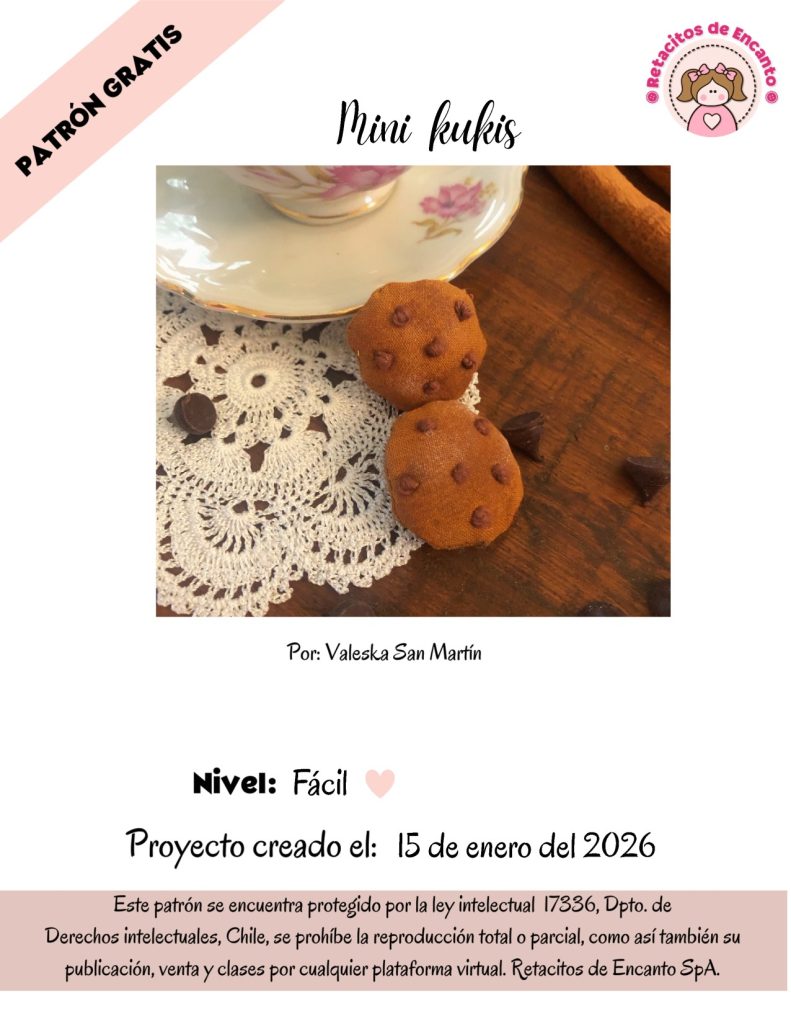Como fazer mini biscoitos de tecido fácil passo a passo - molde parte 1