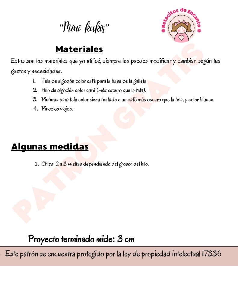 Como fazer mini biscoitos de tecido fácil passo a passo - molde parte 2