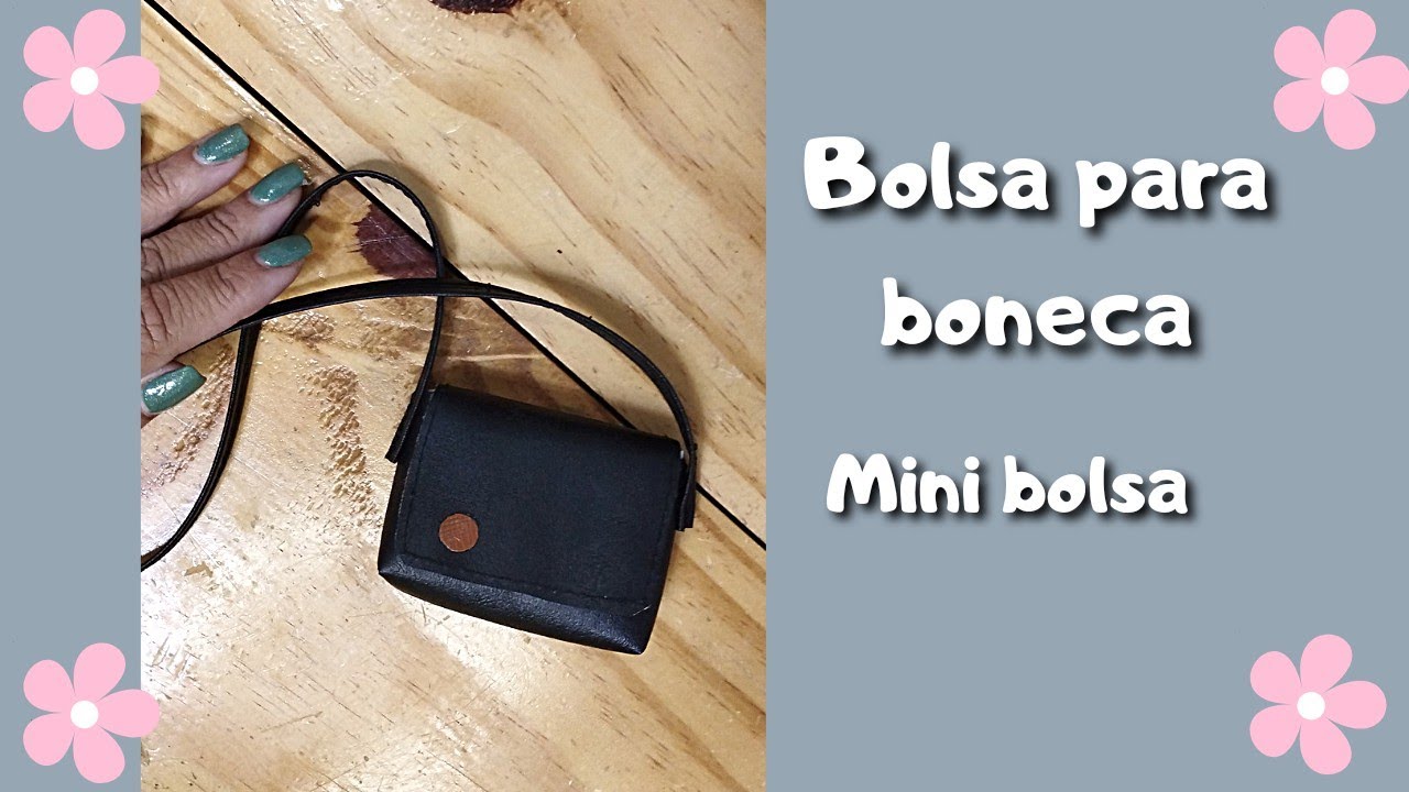 Como fazer minibolsa carteiro para boneca ou boneco