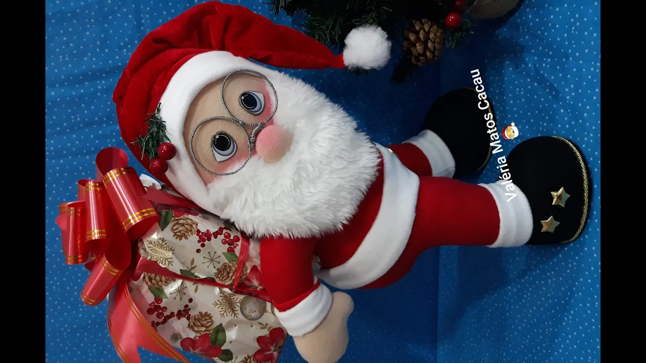 Como fazer Papai Noel de feltro fácil