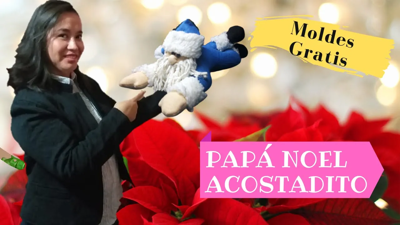 Como fazer Papai Noel deitado