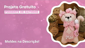 Como fazer pingente de gatinho