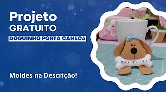 Como fazer porta-caneca de feltro