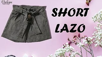 Como fazer short com laço