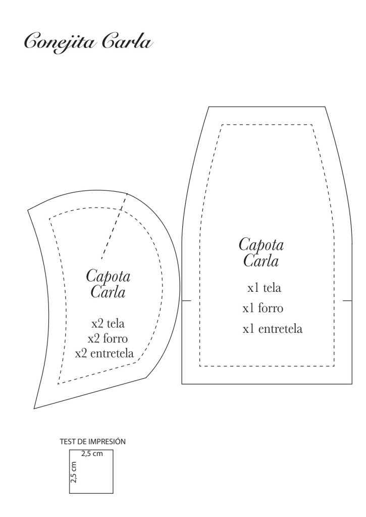 Como fazer touca para boneca coelhinha baby doll passo a passo - molde parte 1