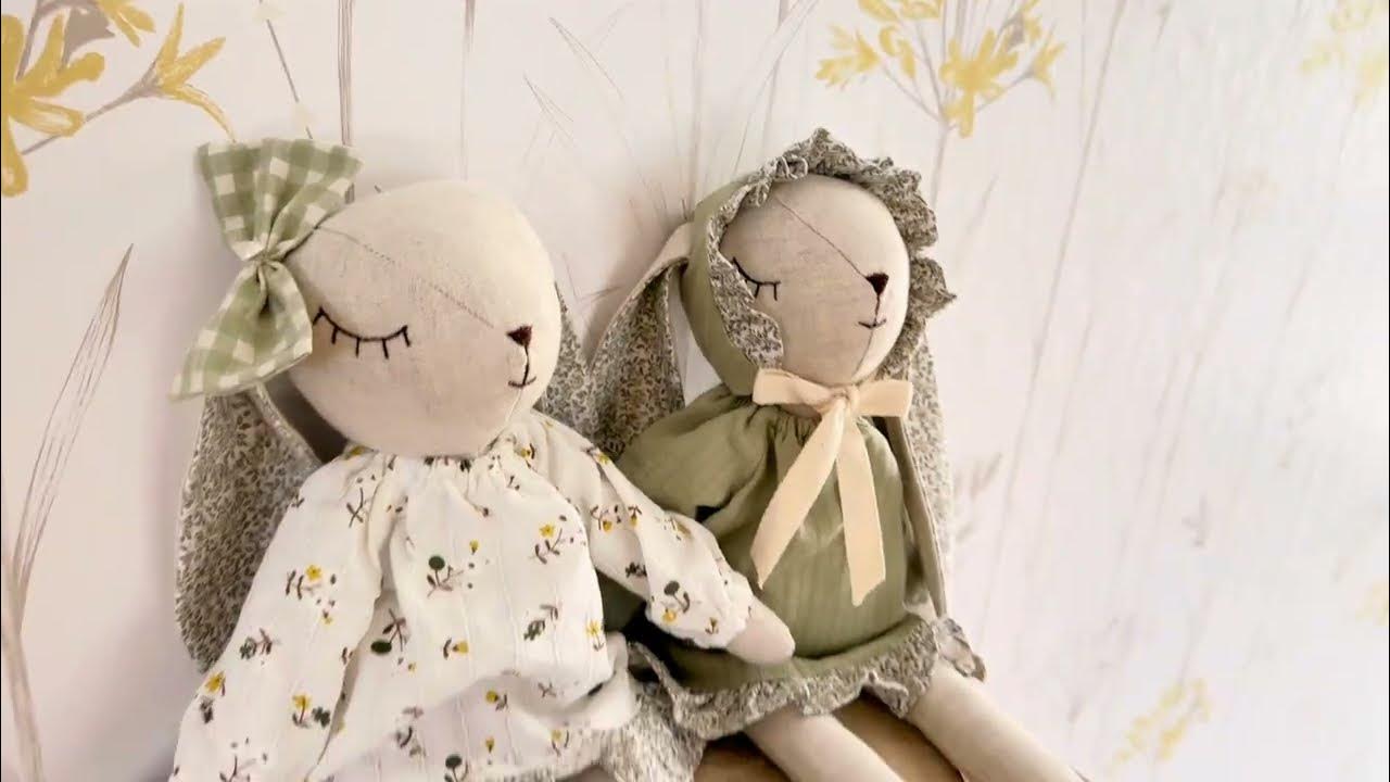 Como fazer touca para boneca coelhinha baby doll passo a passo