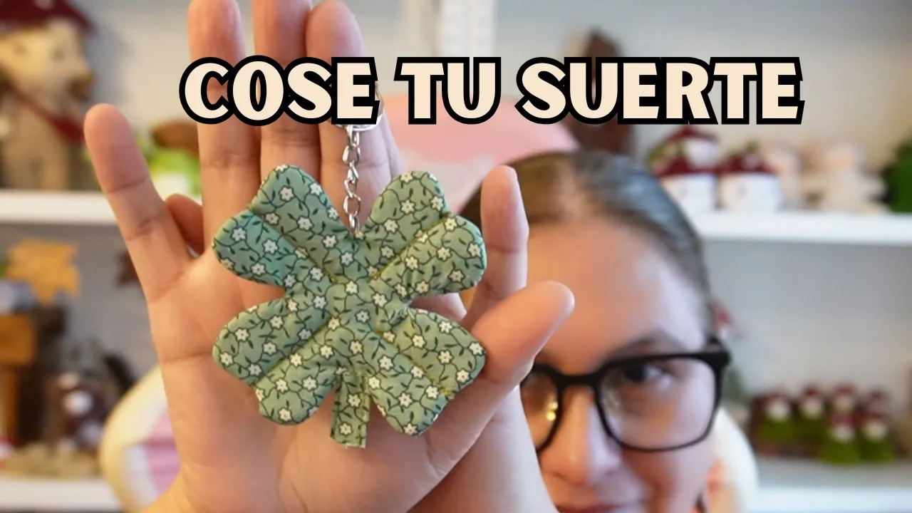 Como fazer trevo da sorte de tecido passo a passo
