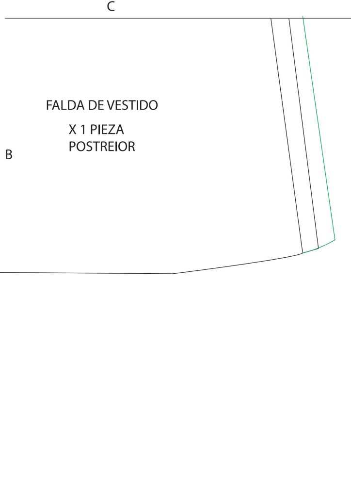 Como fazer vestido transpassado - molde parte 2