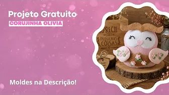 Coruja de feltro