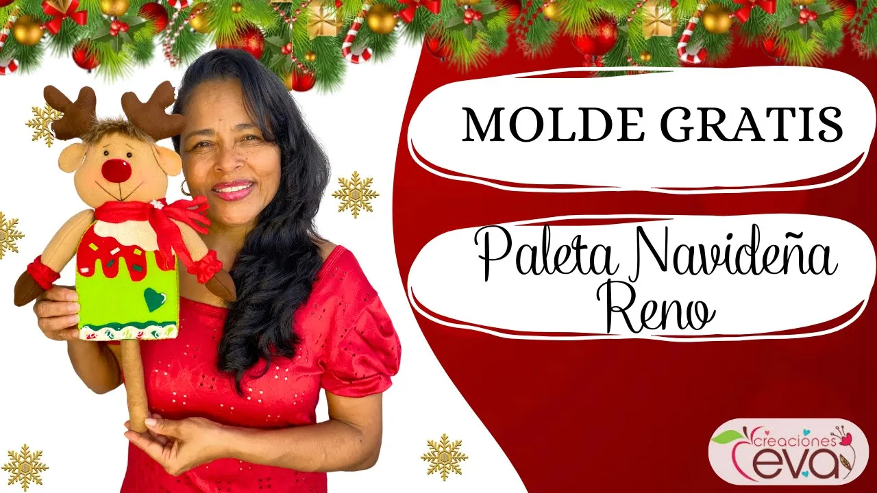 Enfeites de Natal para a árvore – pirulito de rena