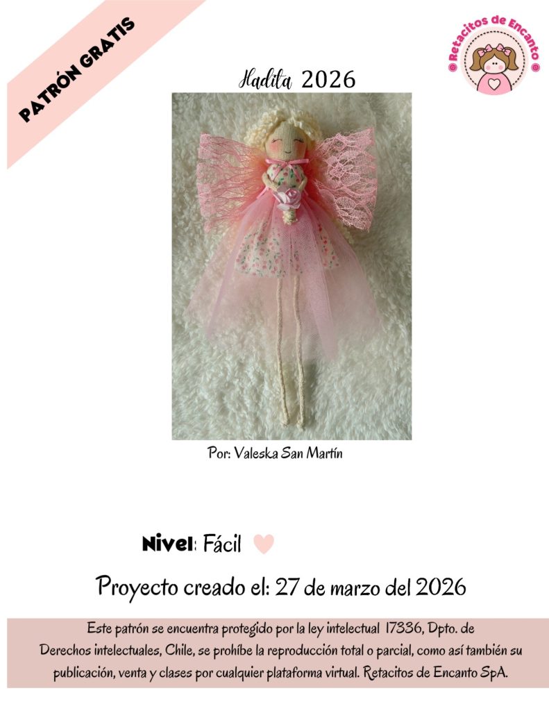Fadinha fácil para vender passo a passo - molde parte 1