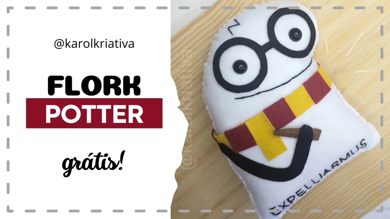 Flork Potter de feltro – ideia criativa para fazer e vender