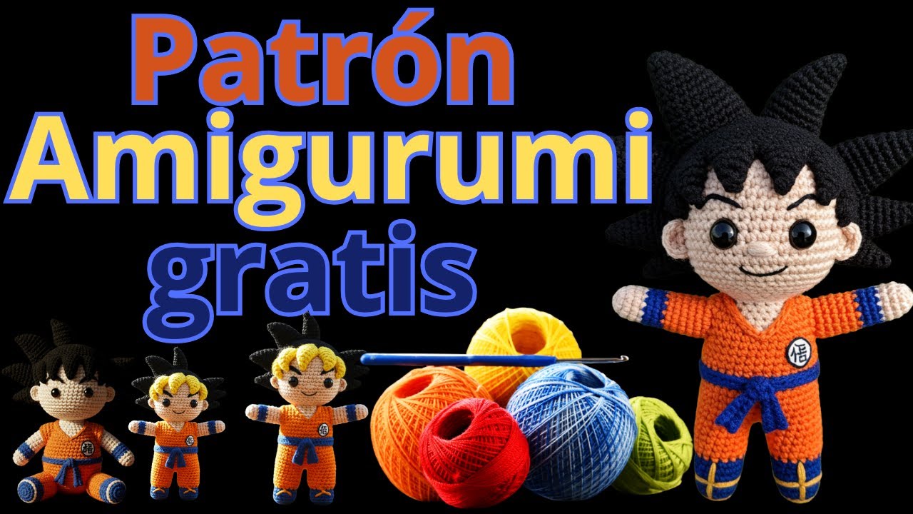 Goku de amigurumi