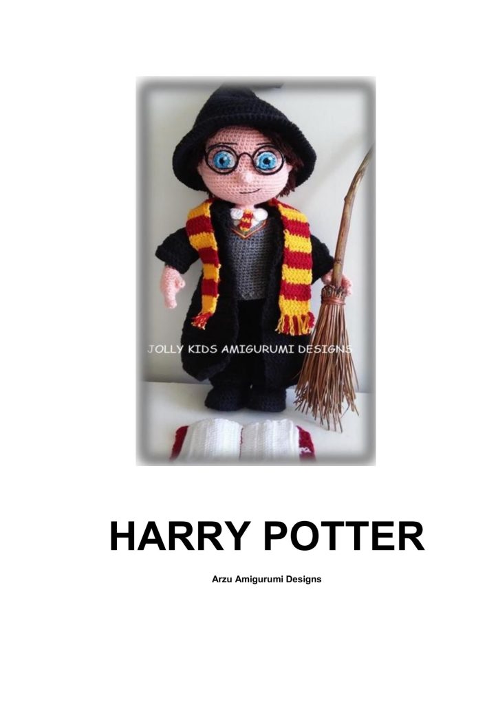 Harry Potter de amigurumi - molde parte 1