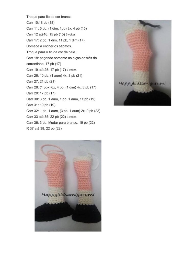 Harry Potter de amigurumi - molde parte 10