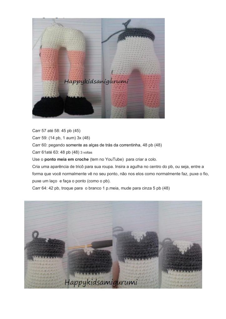 Harry Potter de amigurumi - molde parte 12