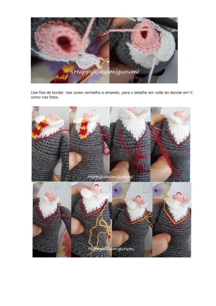 Harry Potter de amigurumi - molde parte 16