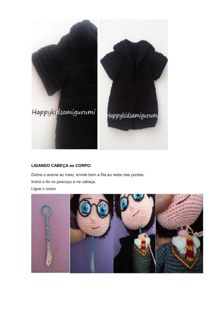 Harry Potter de amigurumi - molde parte 22