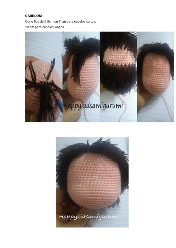 Harry Potter de amigurumi - molde parte 6