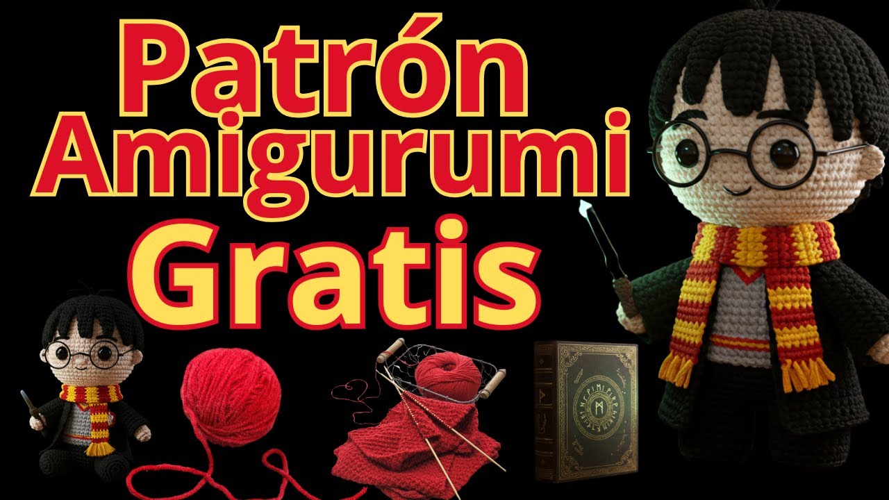 Harry Potter de amigurumi