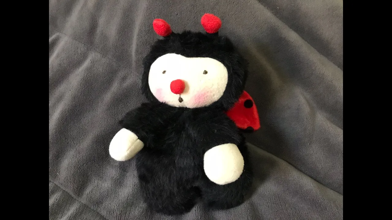 Joaninha Lulu de pelúcia para bebê