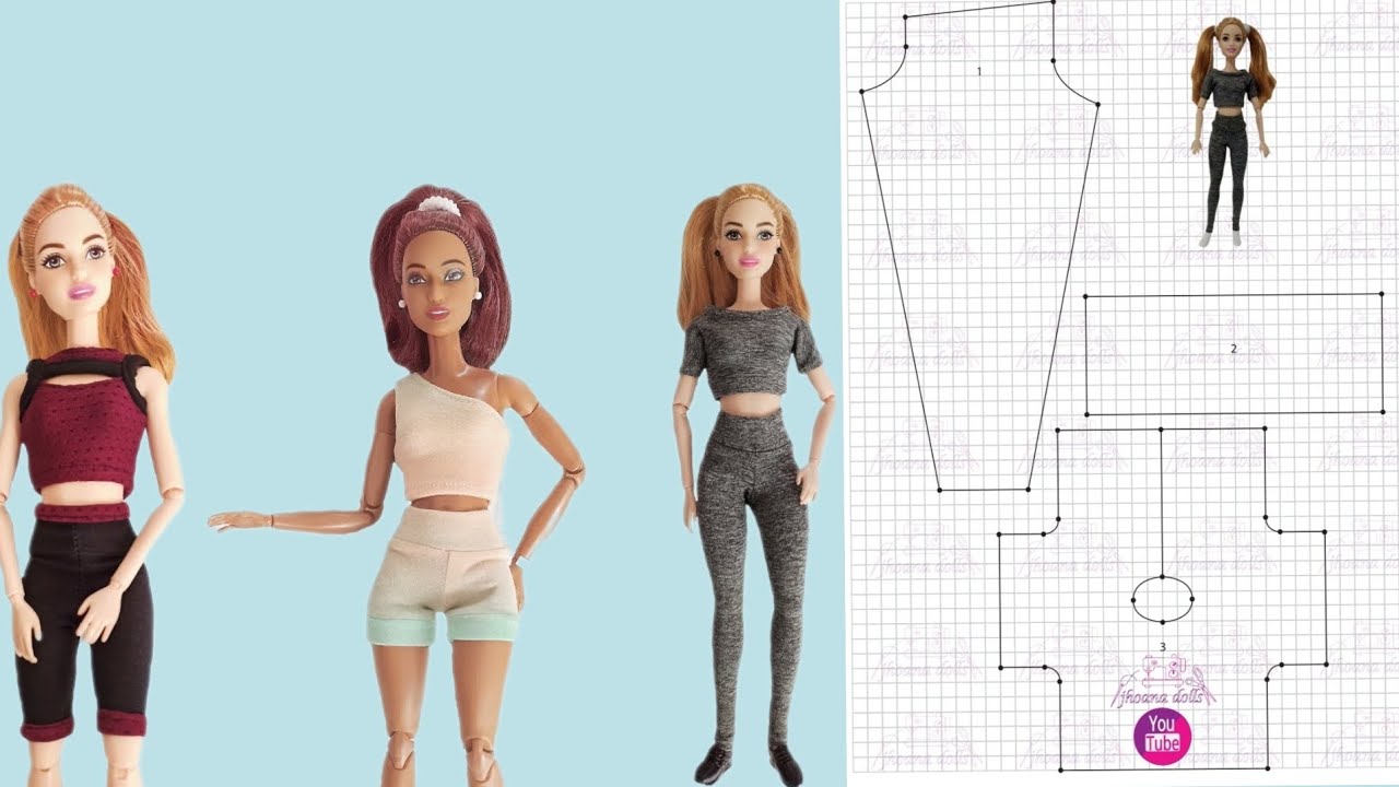 Looks esportivos para Barbie