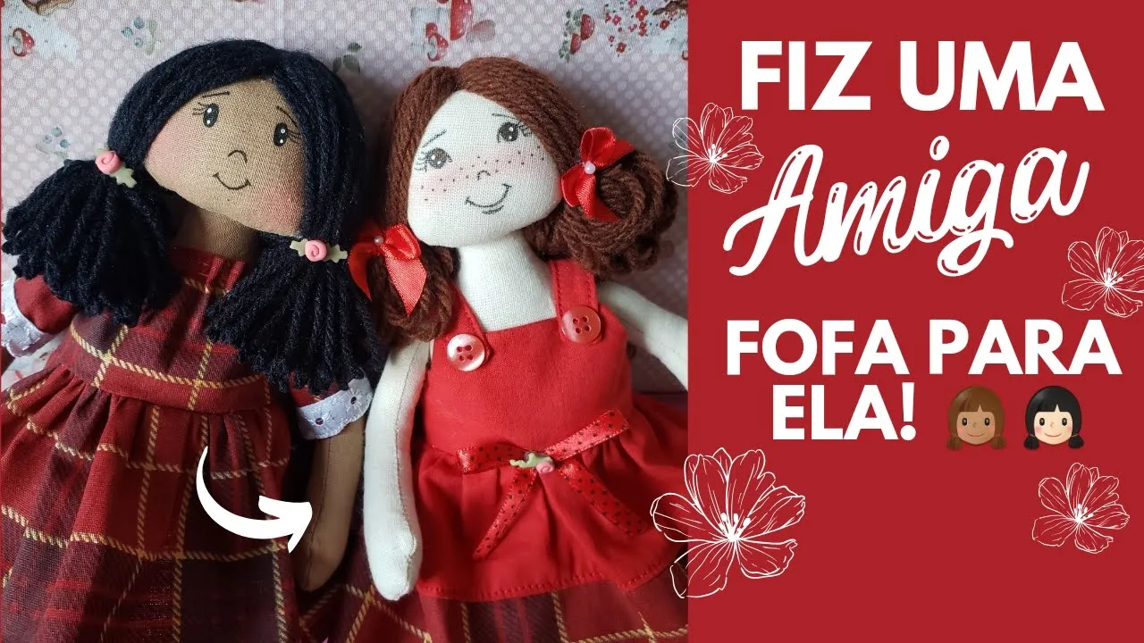 Mais uma boneca de pano para iniciantes