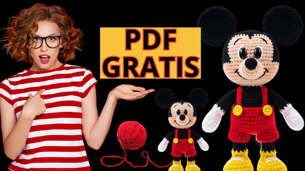 Mickey de amigurumi