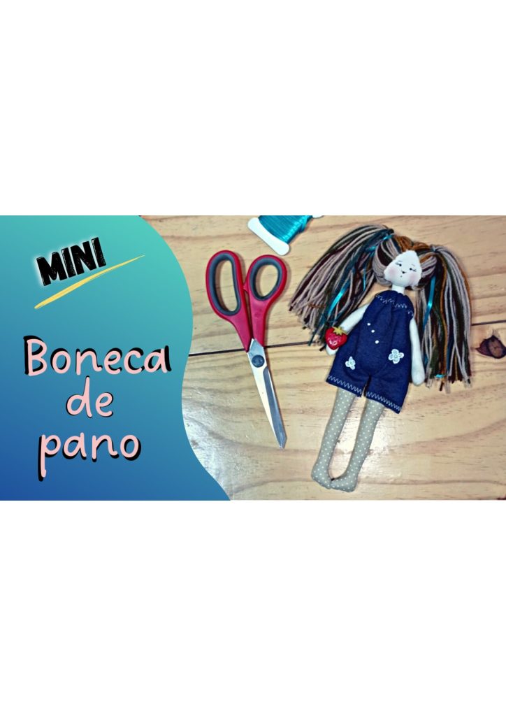 Mini boneca de pano - molde parte 1