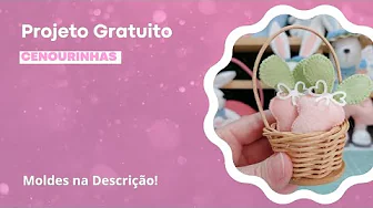 Mini cenourinha de feltro