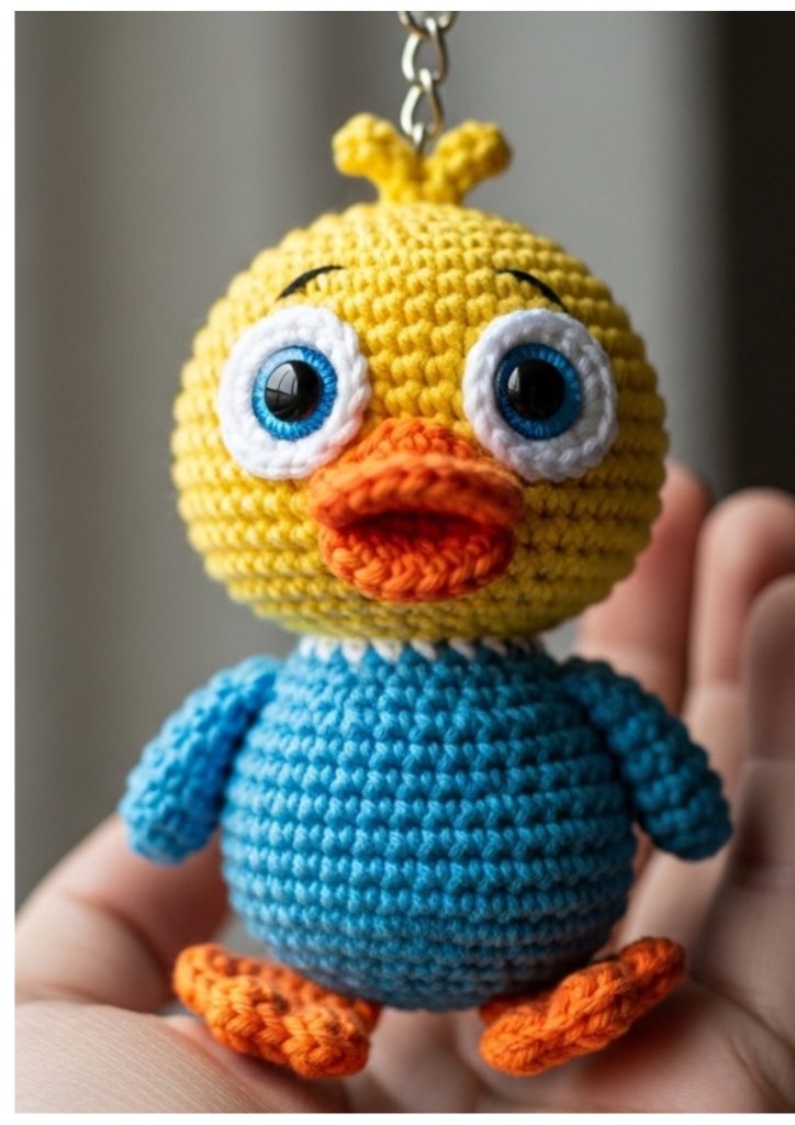 O patinho de amigurumi que vende sozinho - molde parte 1