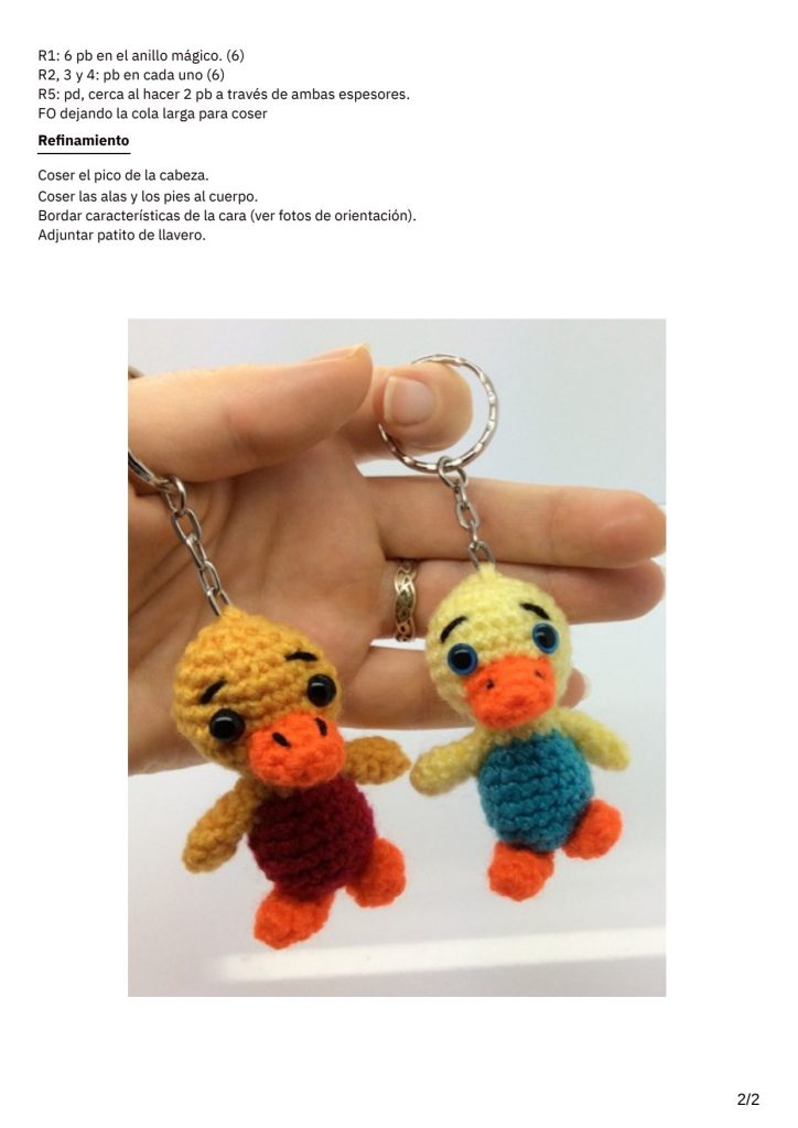 O patinho de amigurumi que vende sozinho - molde parte 3