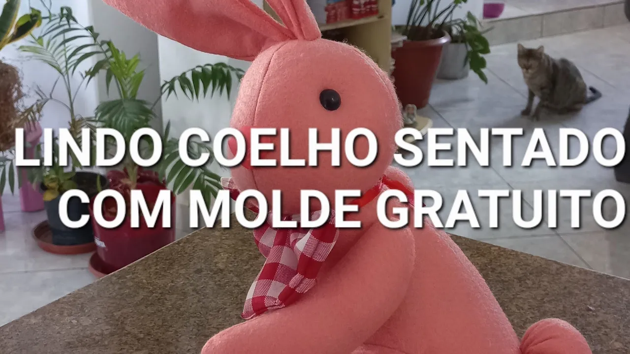 Peso de porta coelho sentado para vender