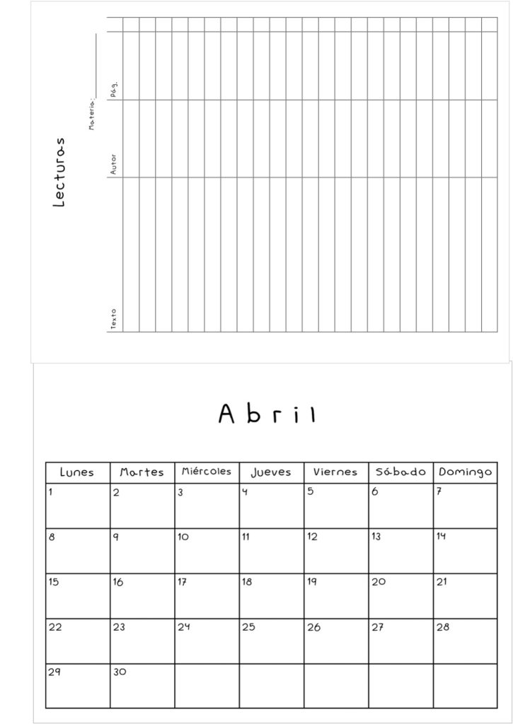 Planner de estudos completo - molde parte 18