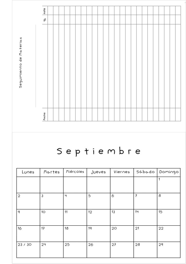Planner de estudos completo - molde parte 24