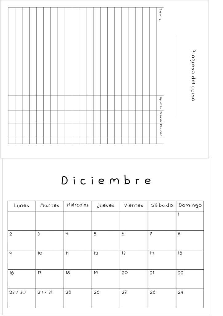 Planner de estudos completo - molde parte 27