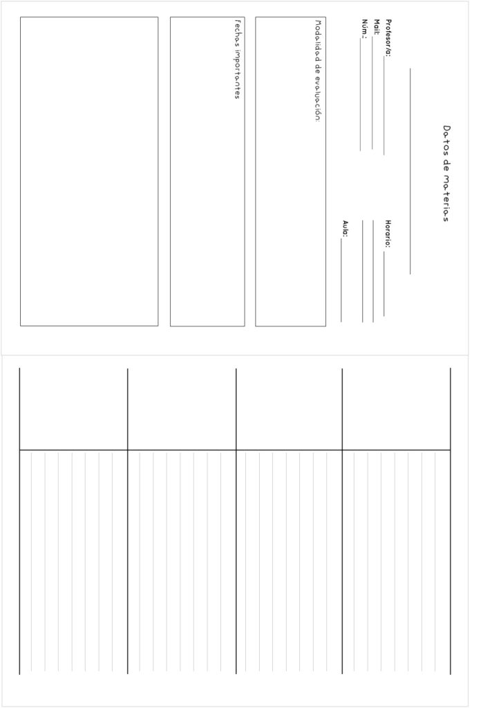 Planner de estudos completo - molde parte 29