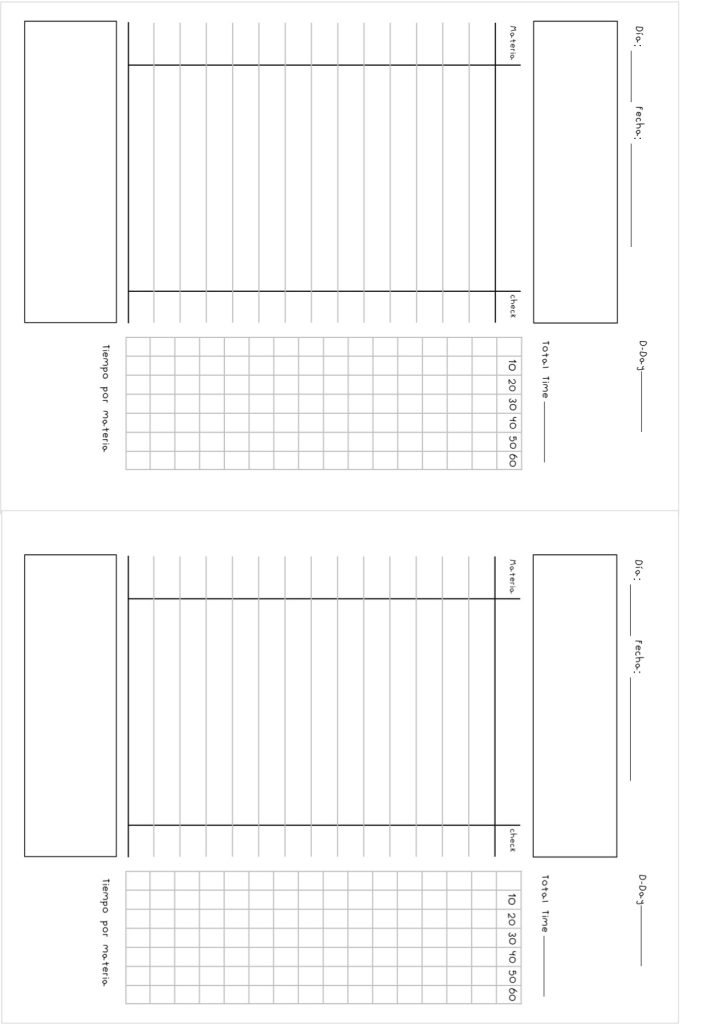 Planner de estudos completo - molde parte 50