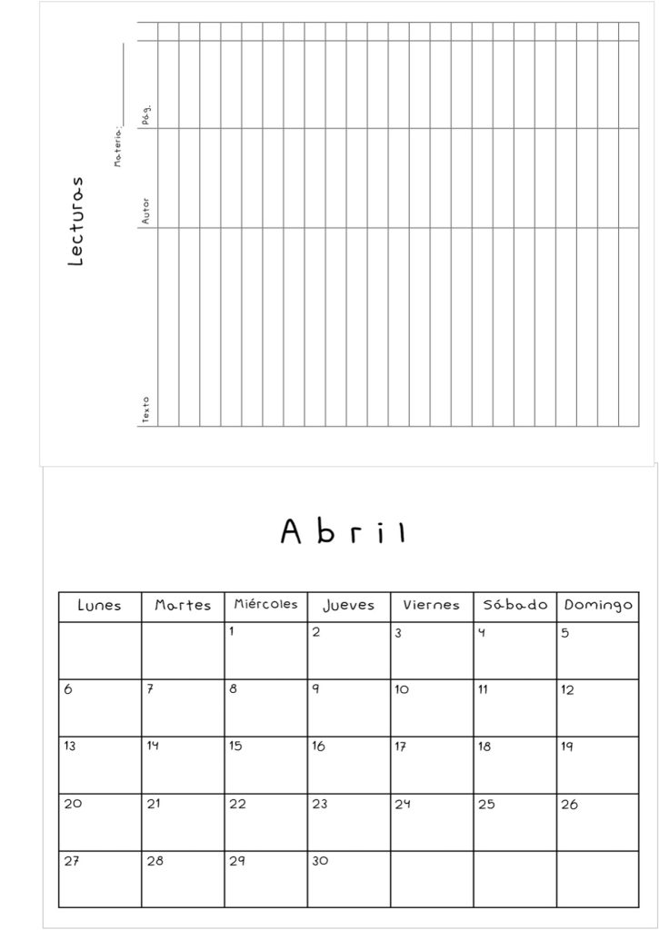 Planner de estudos completo para imprimir - molde parte 18