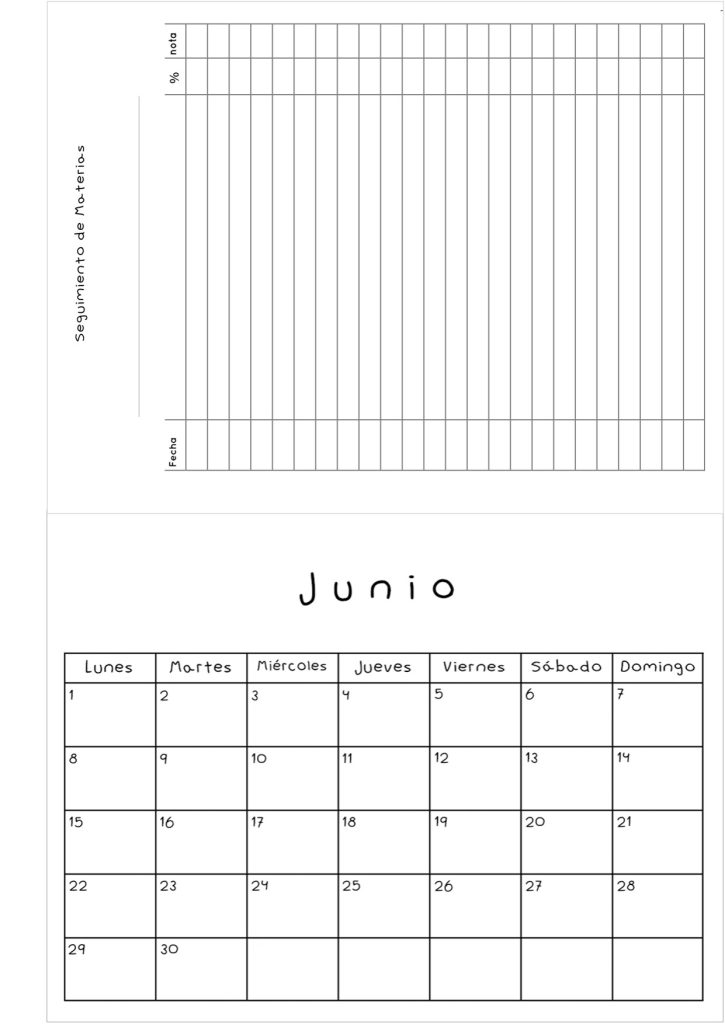 Planner de estudos completo para imprimir - molde parte 20