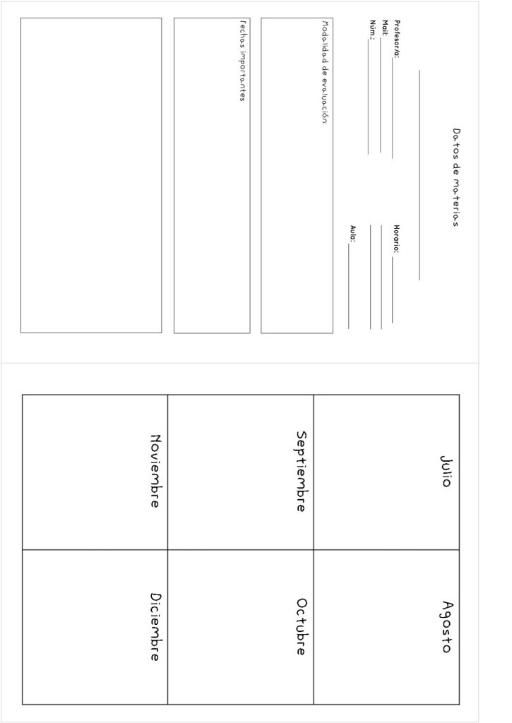 Planner de estudos completo para imprimir - molde parte 21
