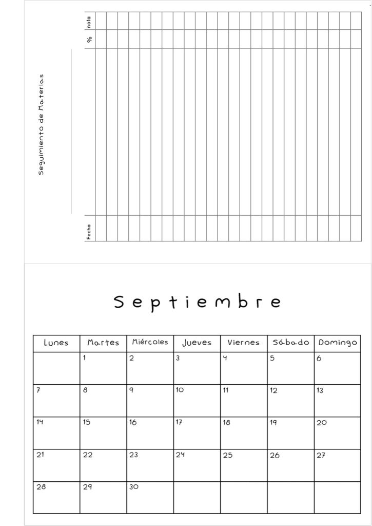 Planner de estudos completo para imprimir - molde parte 24