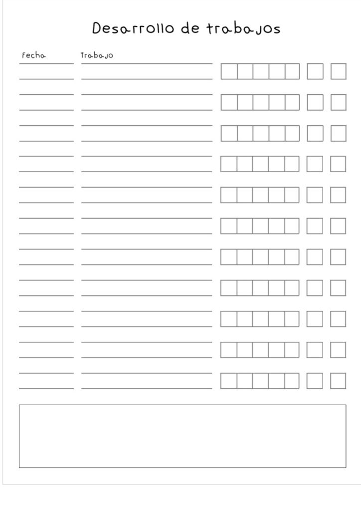 Planner de estudos digital para baixar - molde parte 10