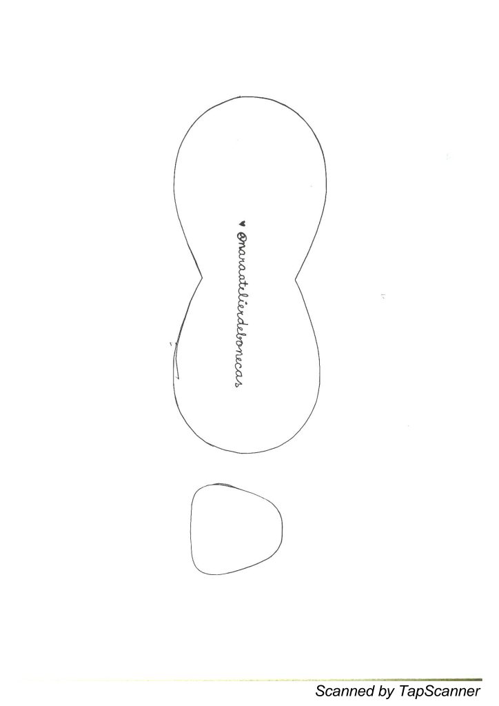 Porta-fios de boneca prático e fácil - molde parte 1