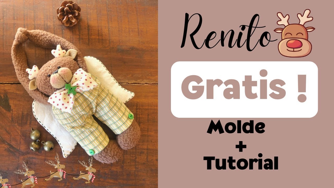 Renito, o enfeite de porta perfeito para o Natal