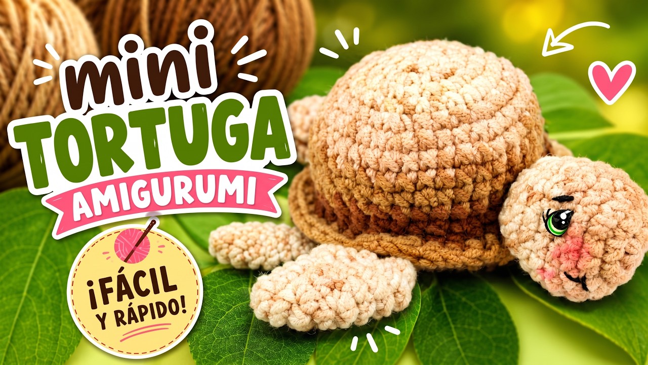 Tartaruga de amigurumi