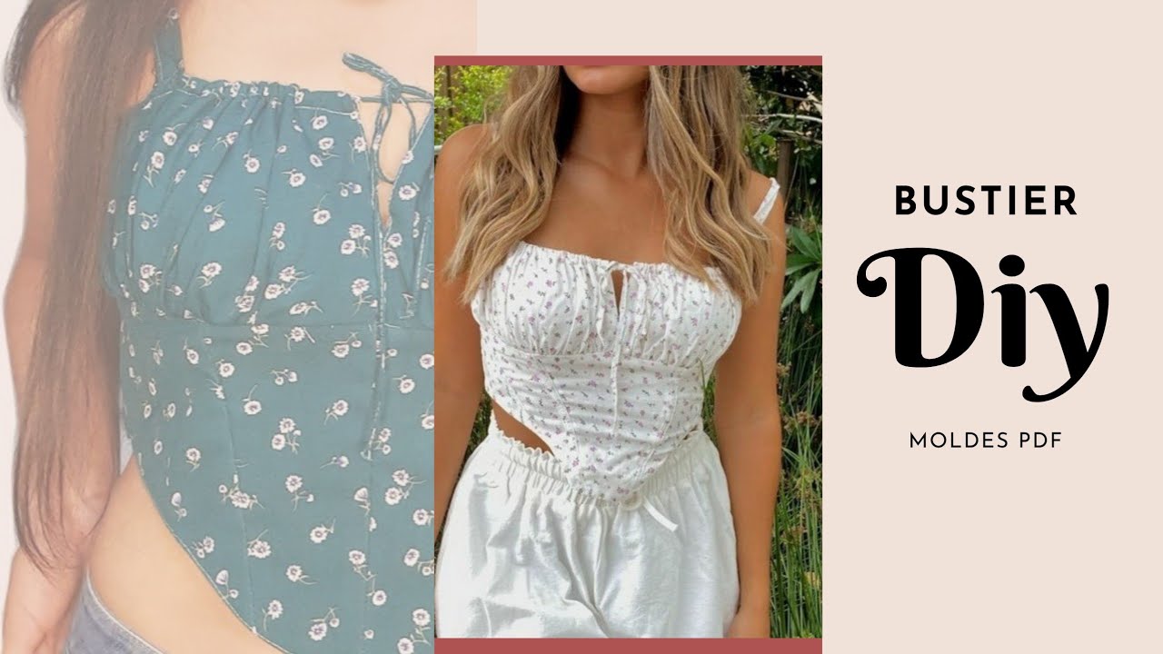 Top corset – modelagem, corte e costura