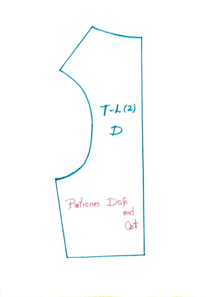Top para cachorrinha a partir do molde base - molde parte 8