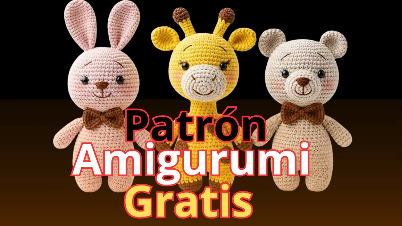 Trio de amigurumi