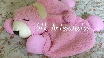 Ursinha naninha para bebê parte 2